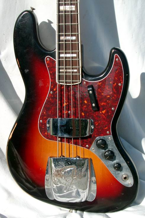 FENDER '66 JAZZ BASS, Sumburst EX