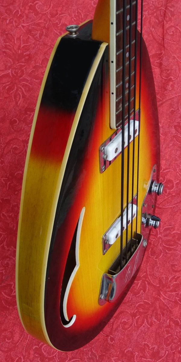 60s' VOX WYMAN BASS, Sunburst, EX+ code BA968