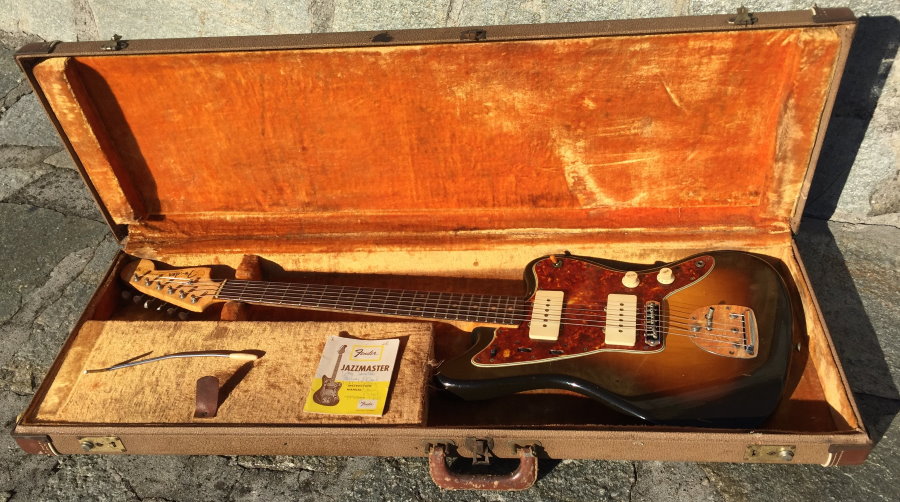 1960 JAZZMASTER, Sunburst, Slab Board, all original in original case