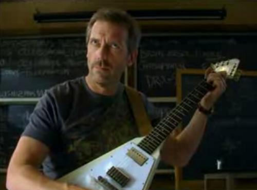 dr house flying v